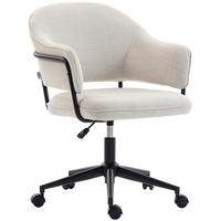 DREHSTUHL DE-11816 höhenverstellbar & 360° drehbar Creme - Weiß, Textil (63/92/65cm) - ComfortXL