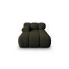 CHAISELONGUE links Bellis aus 3D-Stoff Amazonasgrün - Waldgrün, Textil (94/70/155cm) - Micadoni