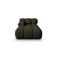 CHAISELONGUE links Bellis aus 3D-Stoff Amazonasgrün - Waldgrün, Textil (94/70/155cm) - Micadoni