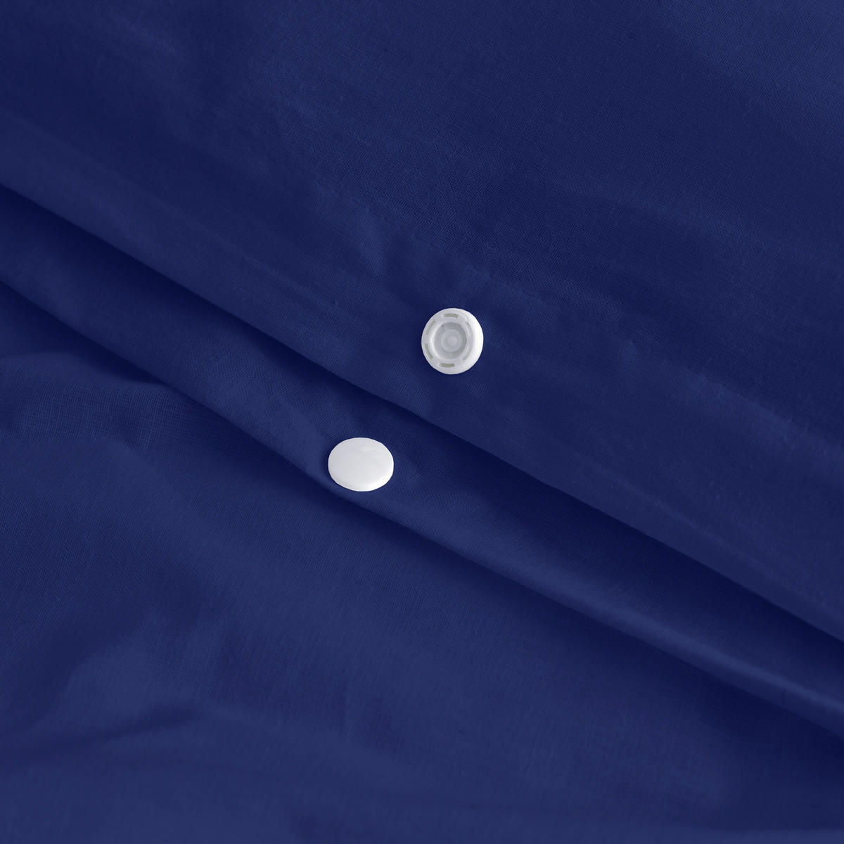 BETTBEZUG basic 260x240 cm (übergrösse) dunkelblau - Blau, Textil (260/240cm) - Happy Friday