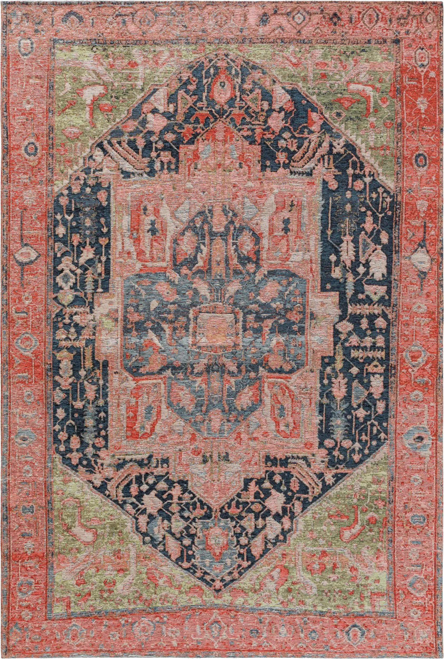benuta Flachgewebeteppich Pink 115x180 cm