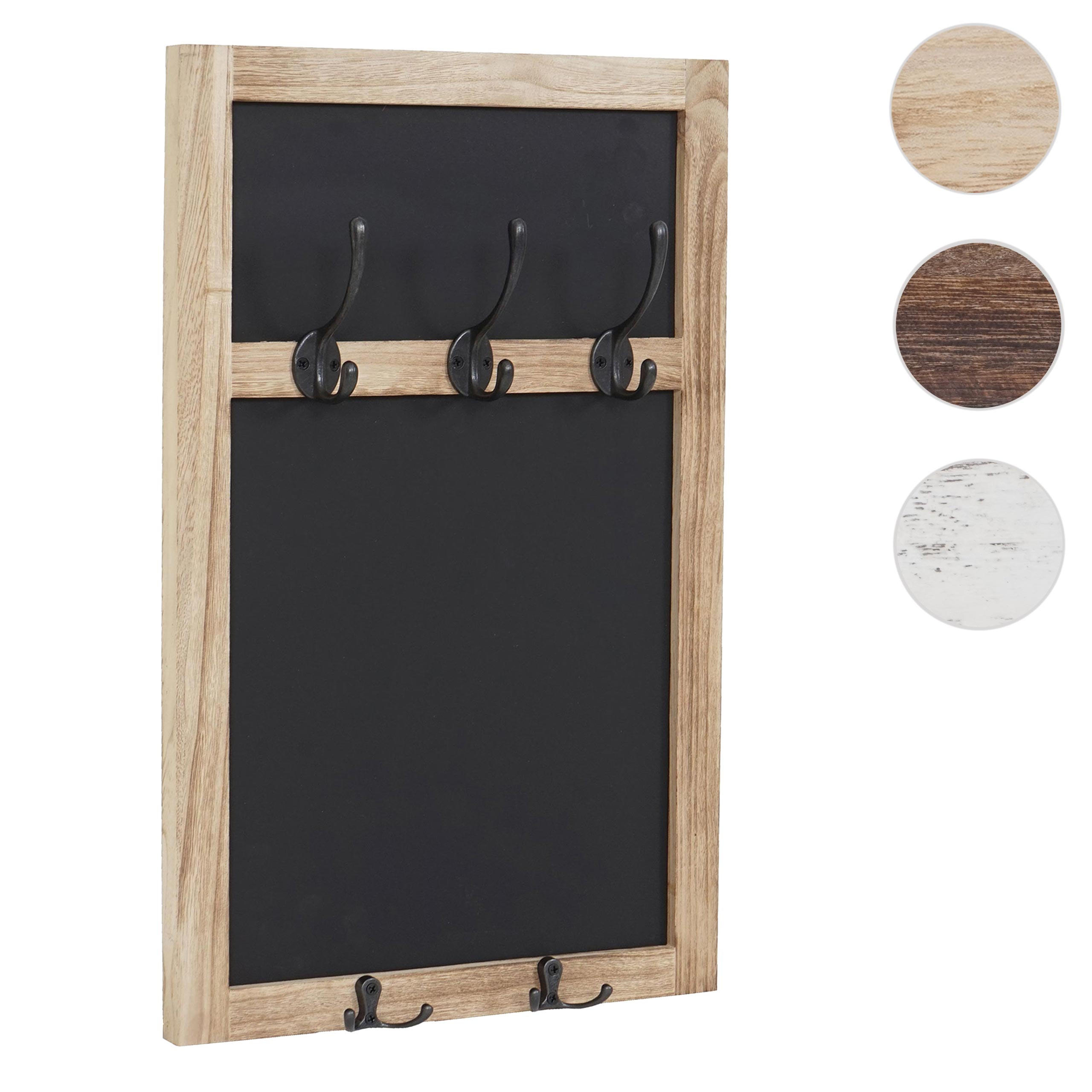 WANDGARDEROBE MIT KREIDETAFEL Braun - Braun, Holz (34/55/7cm) - MCW