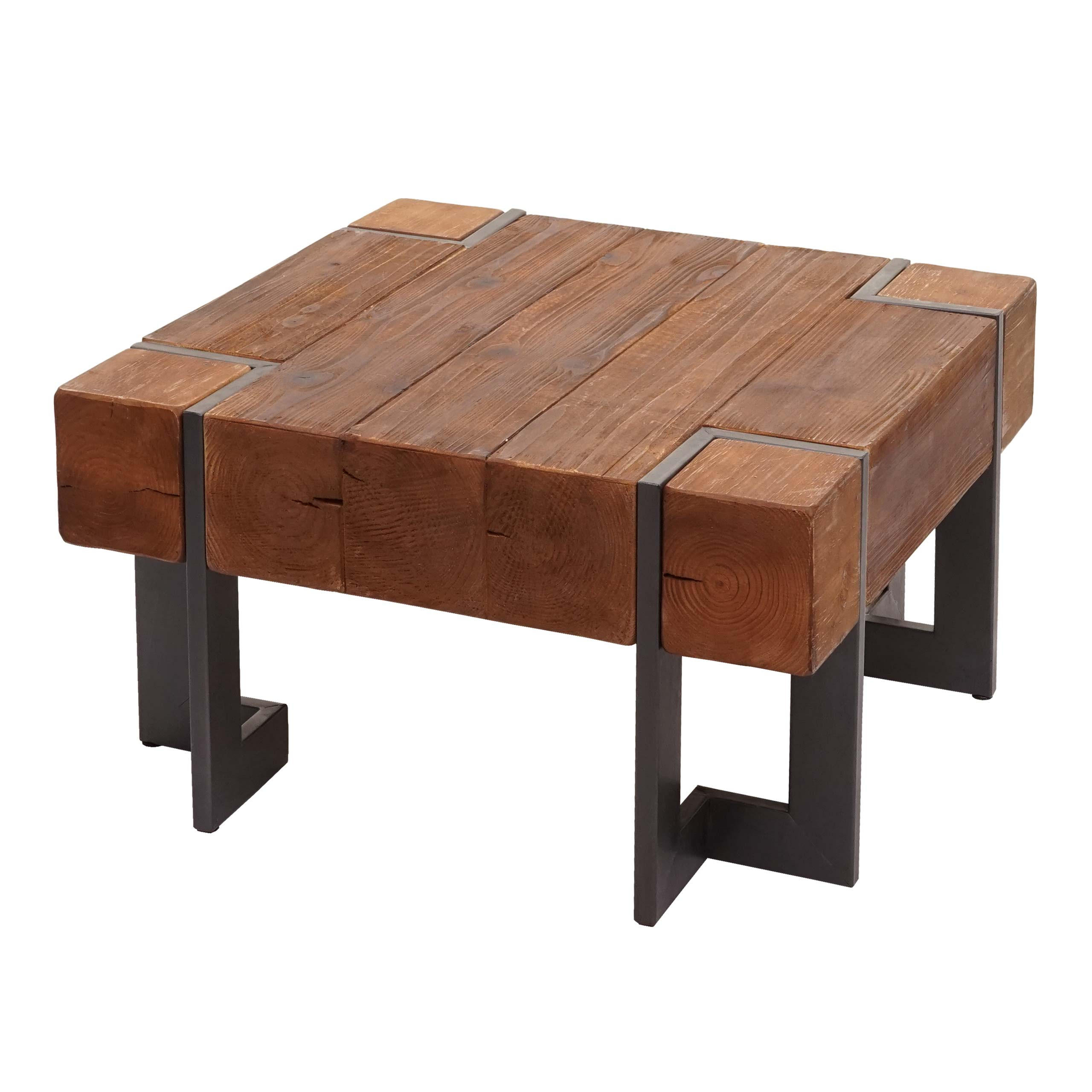 COUCHTISCH quadrat Dunkelbraun - Dunkelbraun, Holz (70/70/40cm) - MCW