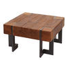 COUCHTISCH quadrat Dunkelbraun - Dunkelbraun, Holz (70/70/40cm) - MCW