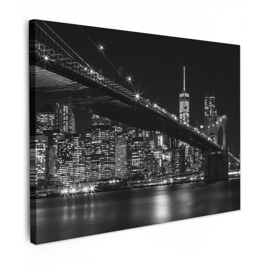 MuchoWow OBRAZ NA PLÁTNĚ New York - Brooklyn - most 80x60 cm
