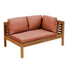 GARTENLOUNGE, Rot - Rot, Holz (120/63/80cm) - Oviala