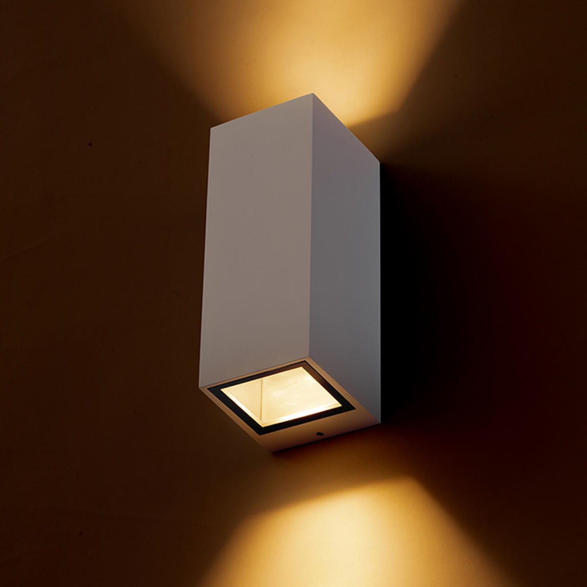 AUSSENLEUCHTE DESMOND II Weiß 16 W IP44 - Weiß, Metall (92/83/20.5cm) - Rendl