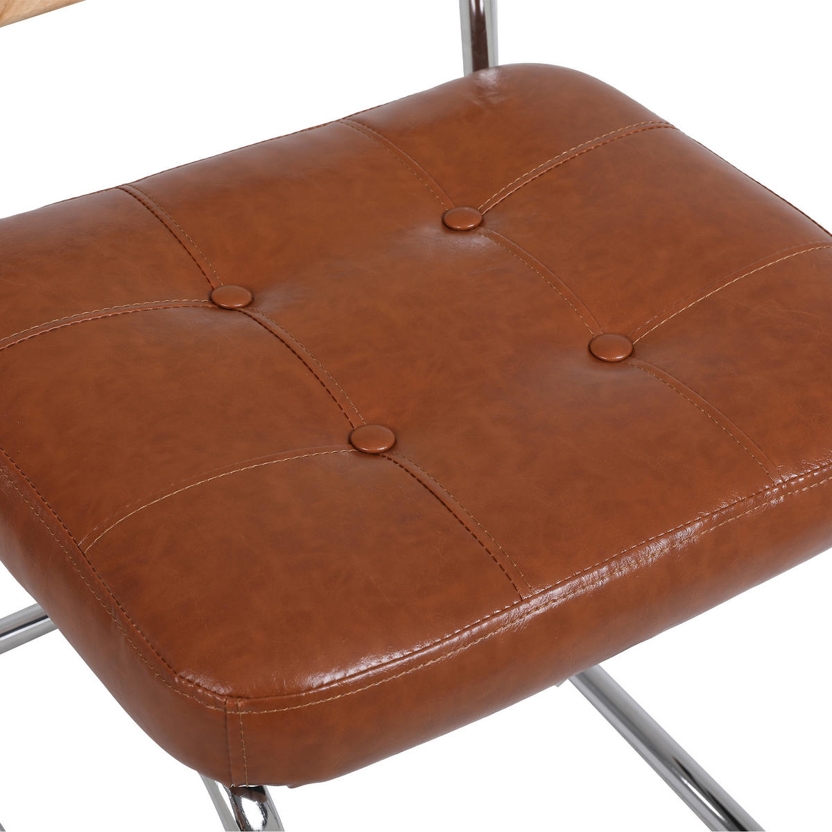ESSZIMMERSTUHL 2er-Set mit Rattanlehne, Braun - Braun, Kunststoff (50/85/61cm)