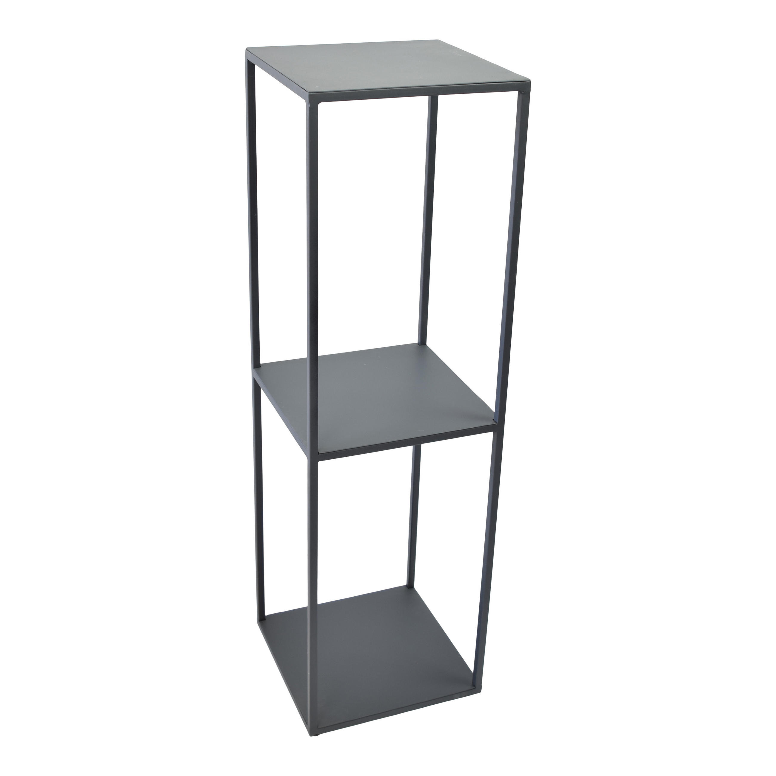 BLUMENTISCH Base Schwarz - Schwarz, Metall (30/30/100cm) - LOFT42