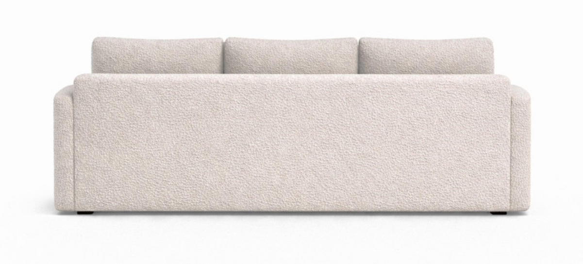 SOFA Hellbeige SISI Mit Schlaffunktion - Ecru/Beige, Textil (207/90/87cm) - Sepro Meble