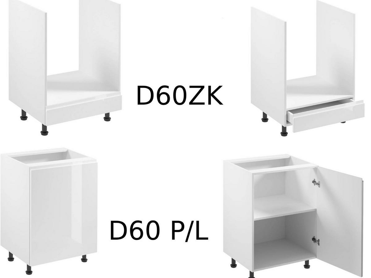 KÜCHENINSEL 360 cm - Aspen KA22-M360 - Weiß/Hochglanz - Weiß Hochglanz, Holz/Holzwerkstoff (360/212/58cm)