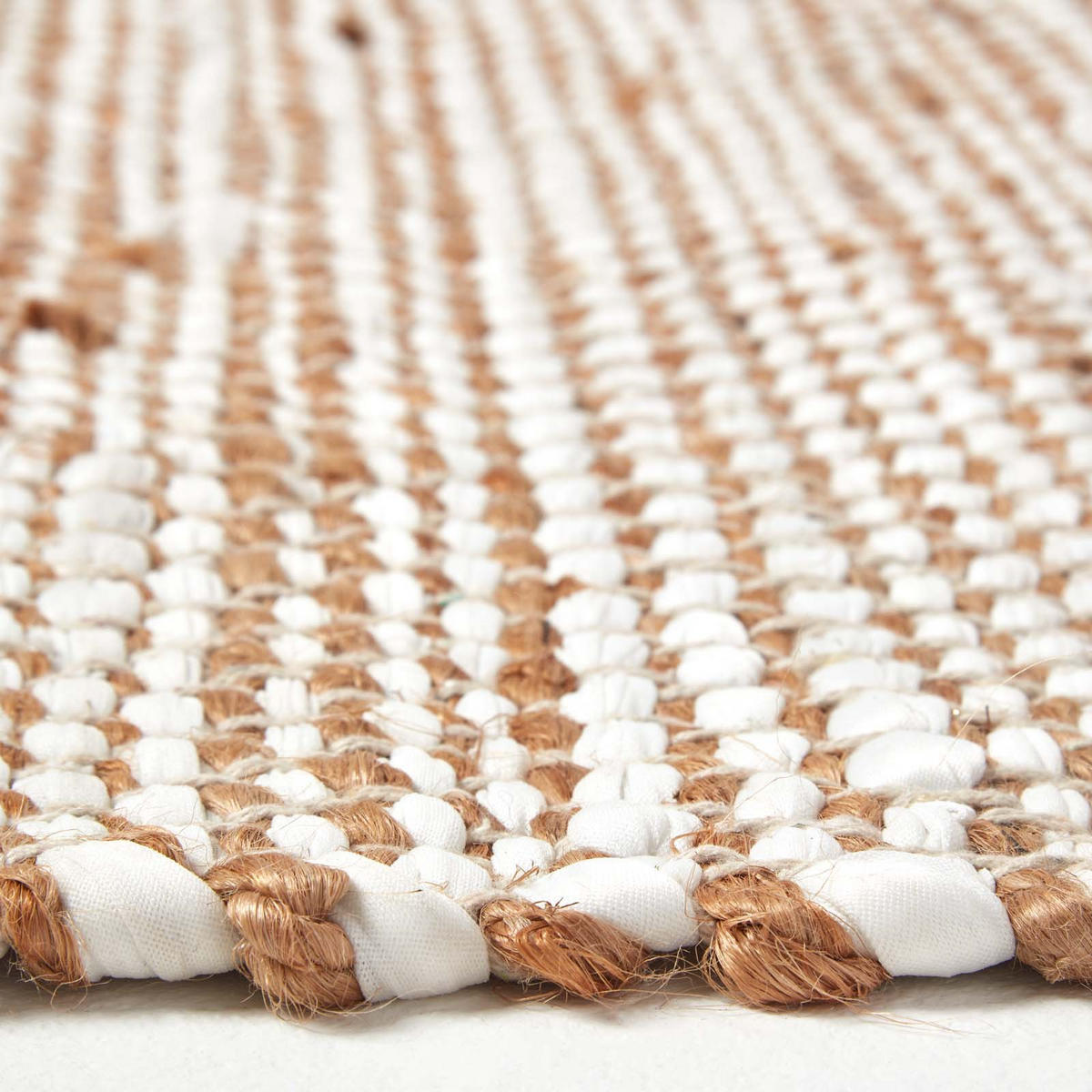 TEPPICHLÄUFER Horizon gemustert 66/200 cm - Naturfarben, Textil (66/200cm) - Homescapes