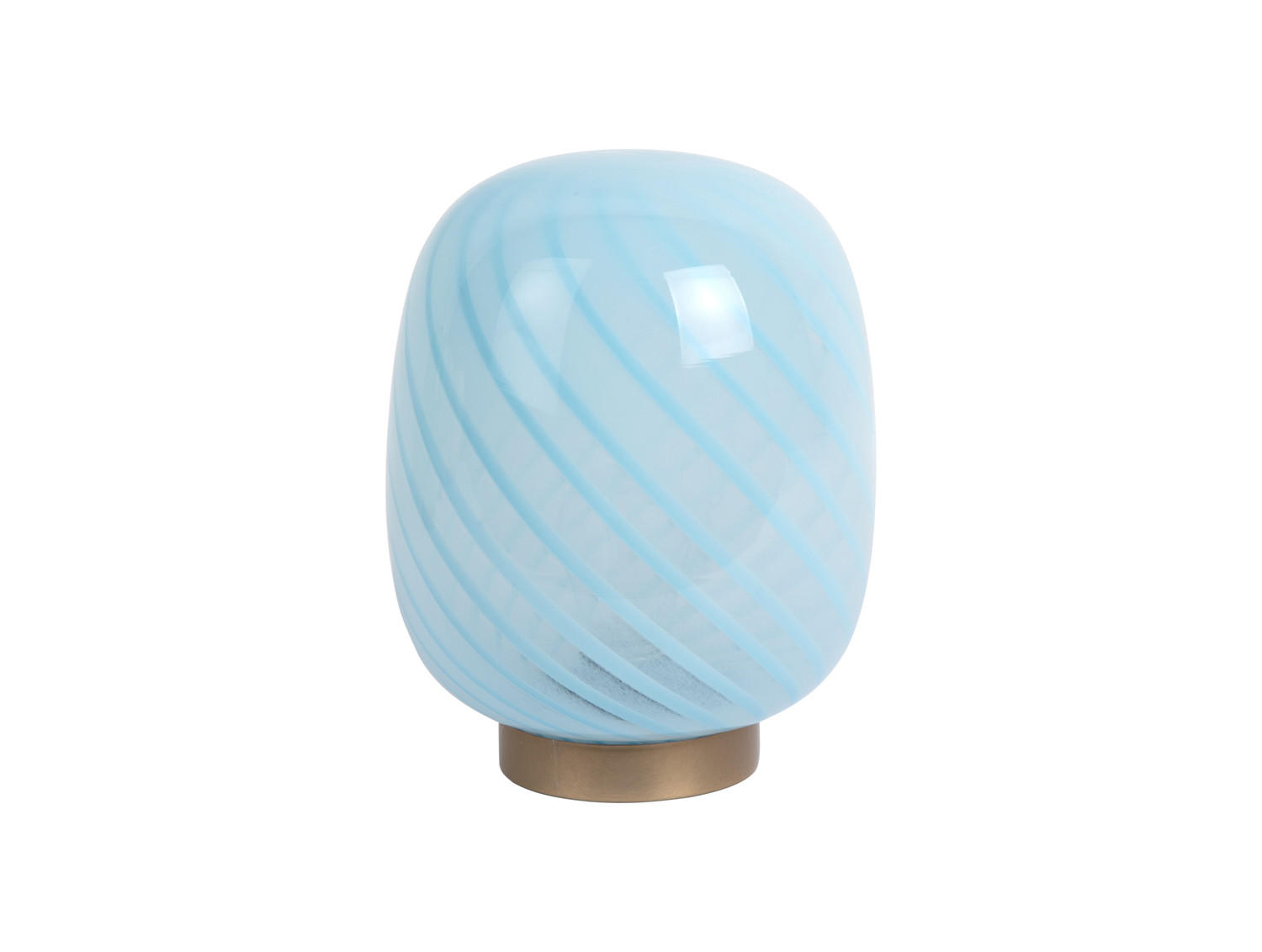 TISCHLAMPE Summer Globe 15.6/15.6/20 cm - Blau, Glas (15.6/15.6/20cm) - Leitmotiv