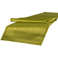 XL-TISCHLÄUFER Samt&Sonders mai-grün 220/40 cm - Olivgrün/Grün, Textil (40/220cm) - beties Heimtextil