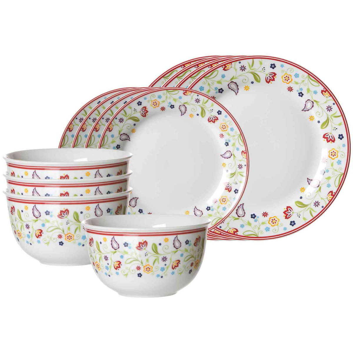 BASIC-SET Shanti bunt 12er Set - Multicolor, Keramik (1/1/1cm) - Ritzenhoff Breker