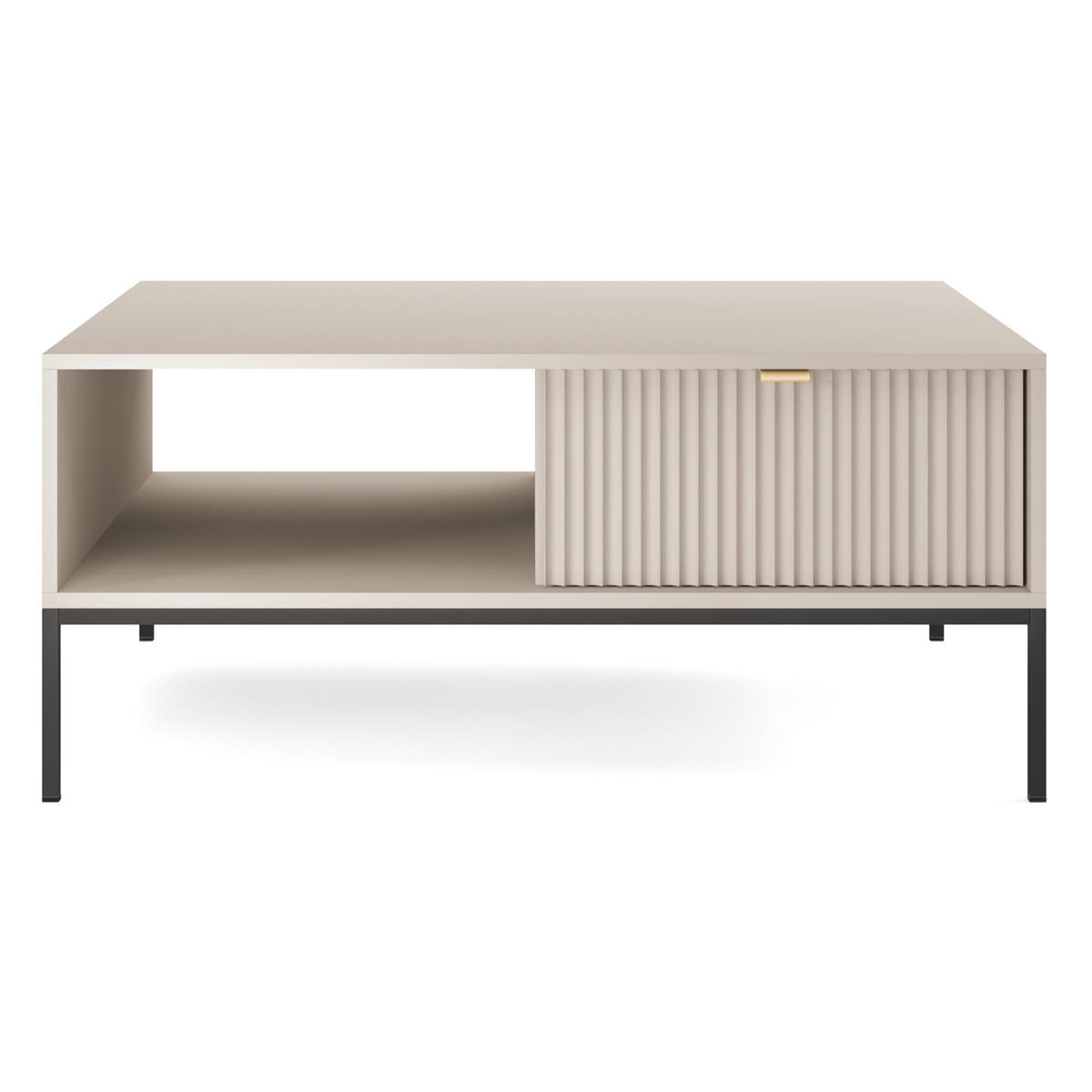 COUCHTISCH STELLARE 104 cm Kaschmir - Kaschmir, Holzwerkstoff (68/104/46cm) - MASSENO