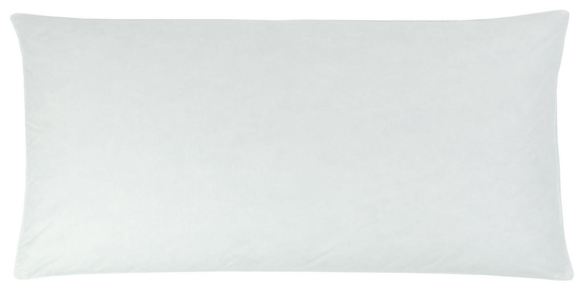 KISSEN, 40x80 cm, 100% Federn, Weiß - Weiß, Textil (40/80cm) - Zollner