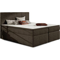 BOXBETT Alice Bonellfederkern - Dunkelbraun, Holz/Holzwerkstoff (140/200cm) - Best For Home