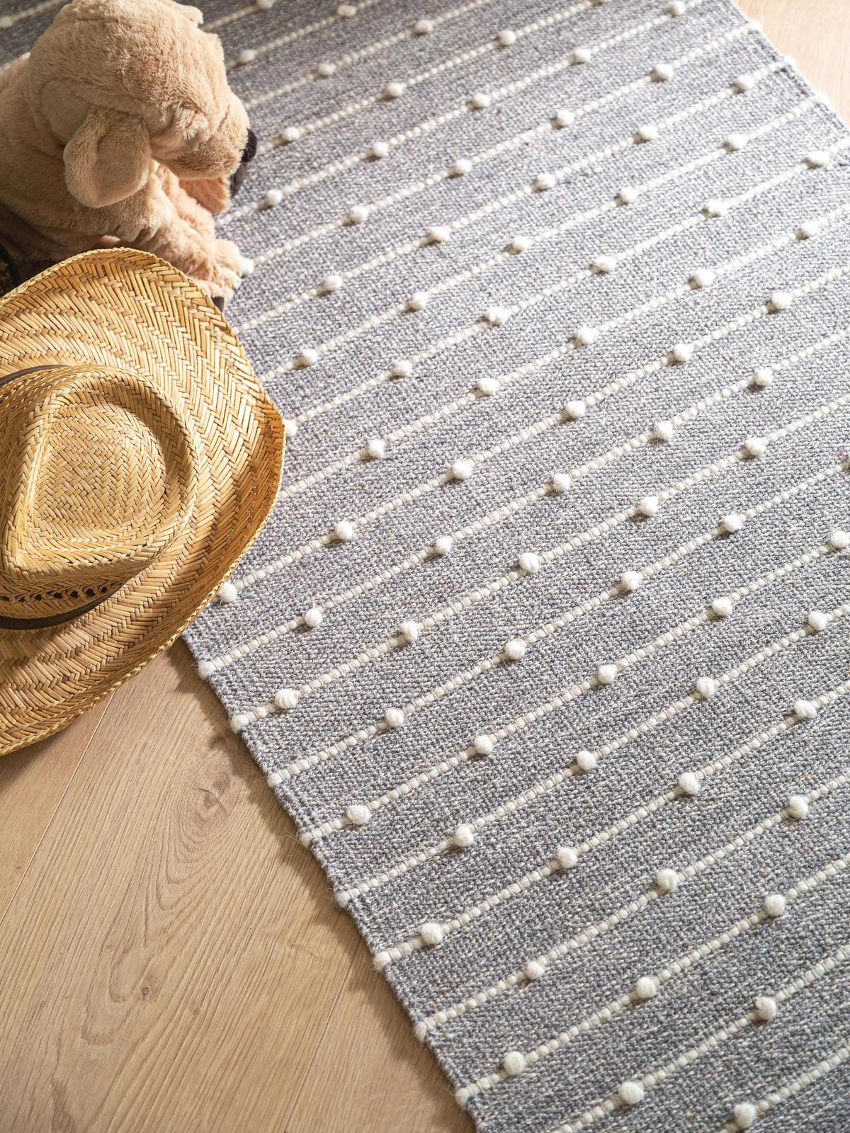 LÄUFER Lupo Grau 70x200 cm - Grau, Naturmaterialien/Textil (70/200cm) - Lytte