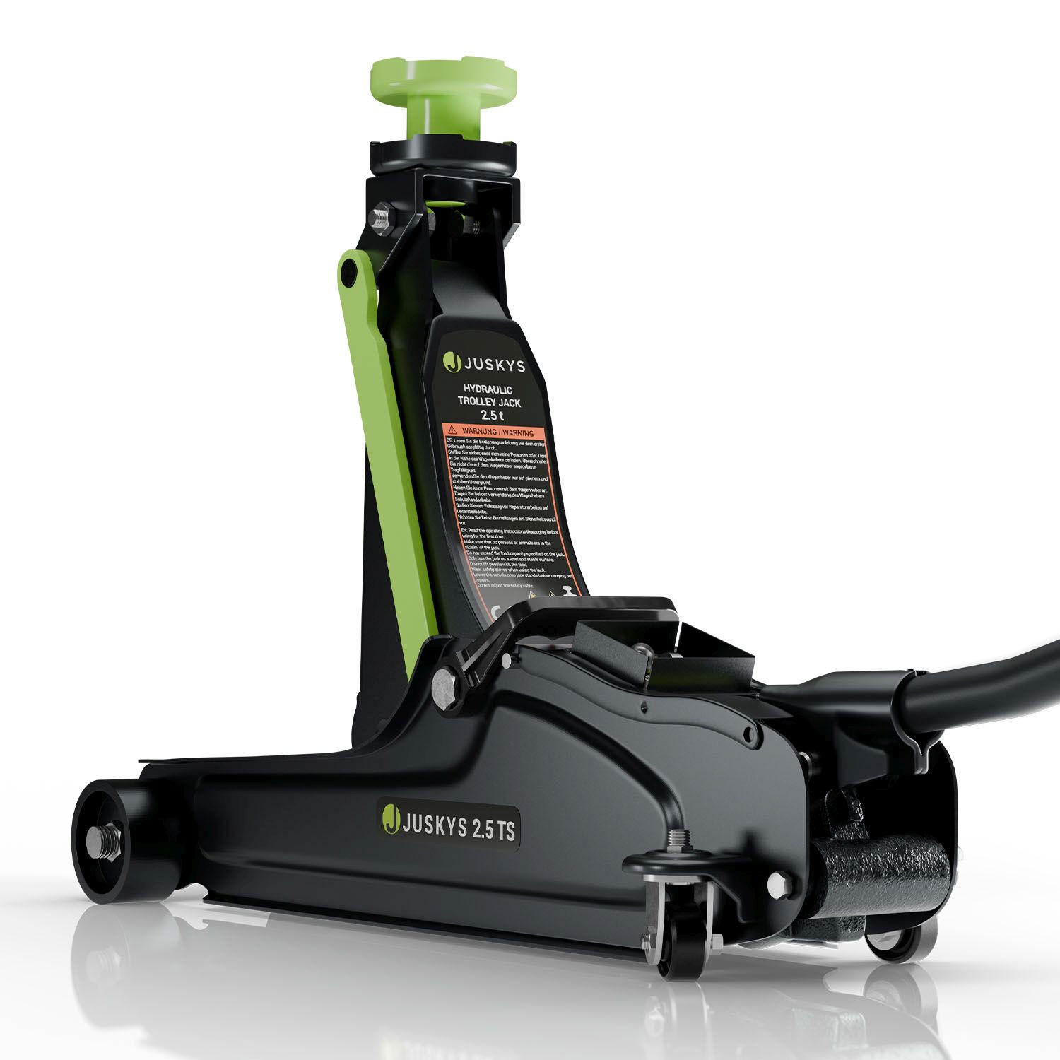 WAGENHEBER 2,5t schwarz - Schwarz, Metall (53/20/13cm) - Juskys