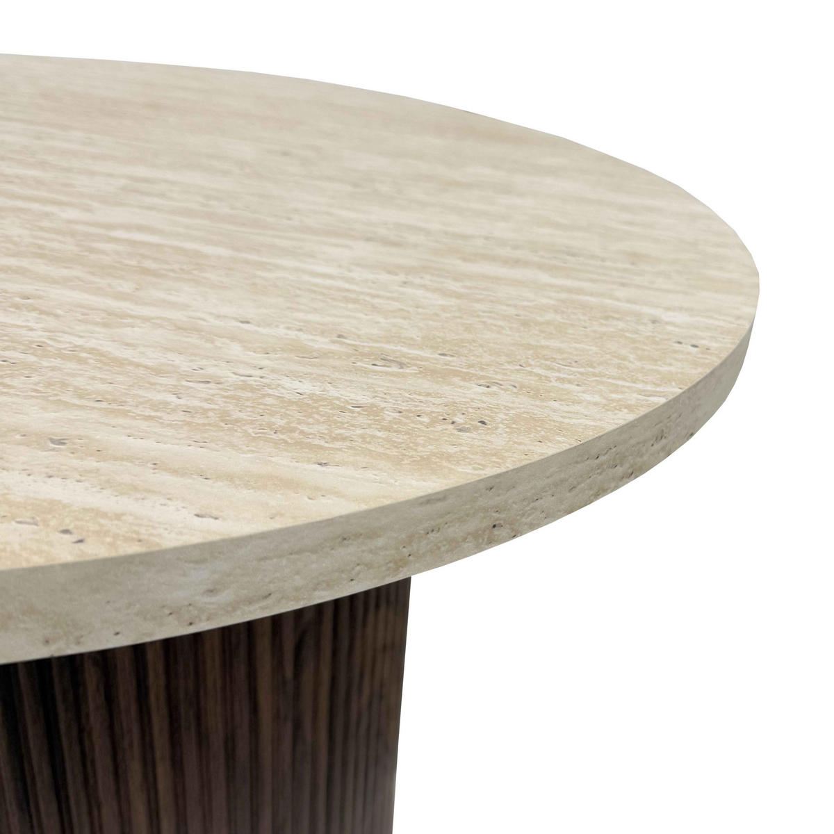 COUCHTISCH, dunkles Holzeffekt - Braun, Holz (70/70/45cm) - Oviala
