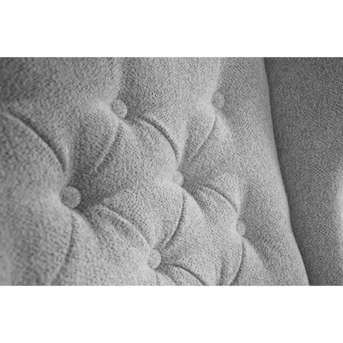 CHESTERFIELD-SESSEL Falco hellgrau mit Wenge Holzbeinen - Silberfarben, Holz/Textil (82/102/92cm) - Beautysofa