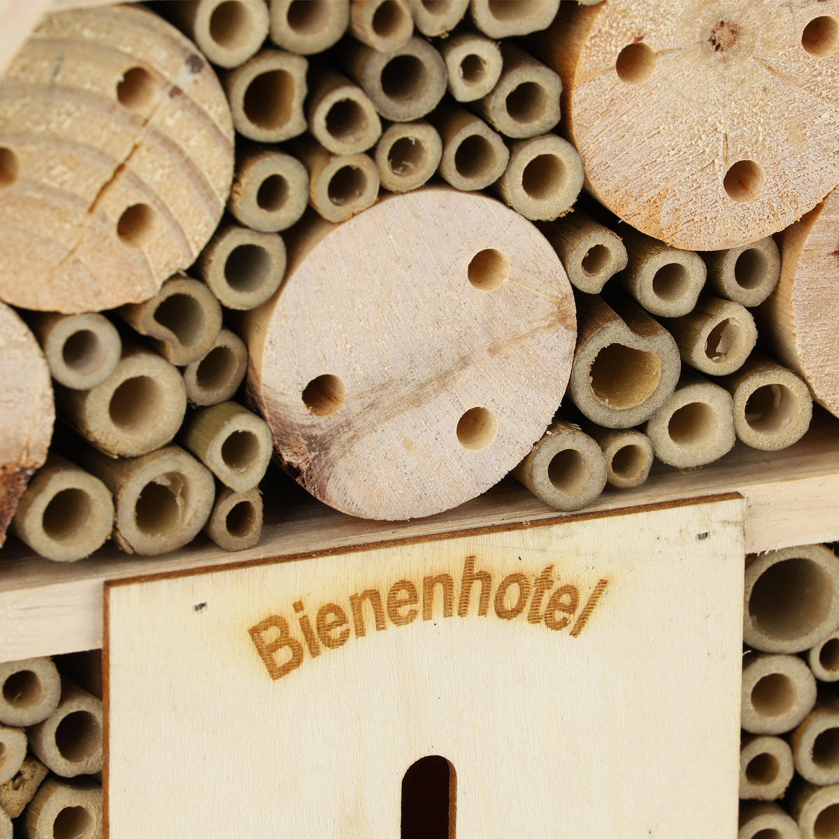 VČELÍ hotel - svetlohnedá, drevo (29/38/9cm) - Relaxdays