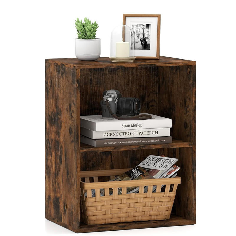 Costway Bücherregal Braun 42x53.5x29.5 cm