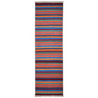 HANDWEBTEPPICH Kelim Gashgai Mehrfarbig 194/57 cm Schurwolle - Multicolor, Textil (57/194cm) - Looma