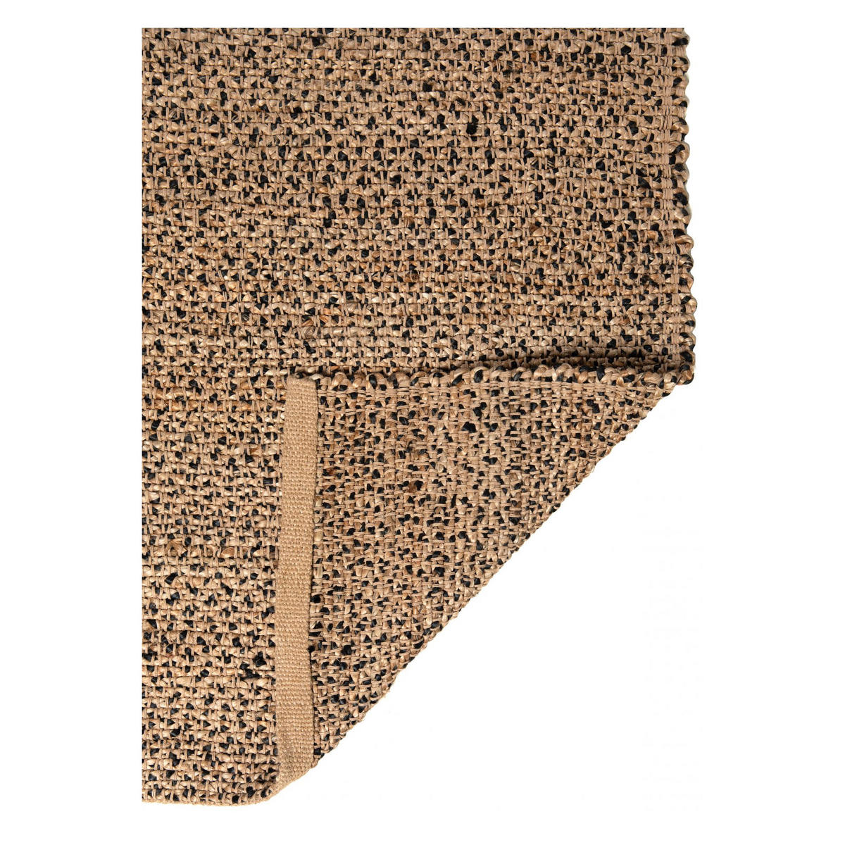 TEPPICH Elliot carbonfarben 120 x 170 cm - Schwarz, Textil (120/170cm) - Vivaraise