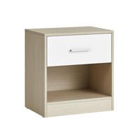 NACHTTISCH KINGSTON - Beige, Holzwerkstoff (39/41/28cm) - Hansiro