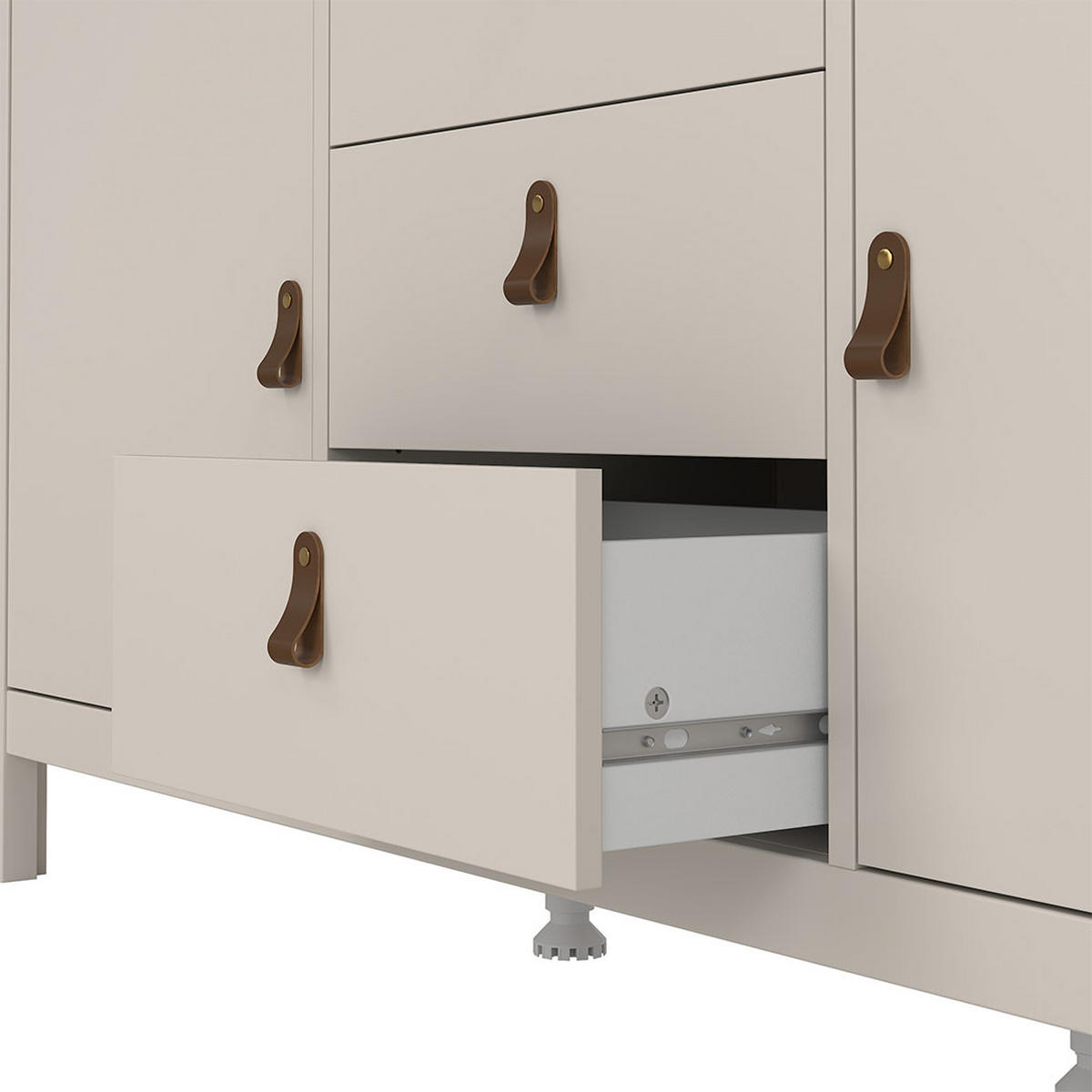 SIDEBOARD, Madrid, Kaschmir, Holzwerkstoff, 152 x 39 x 80 cm - Kaschmir, Holzwerkstoff (152/80/39cm) - ebuy24