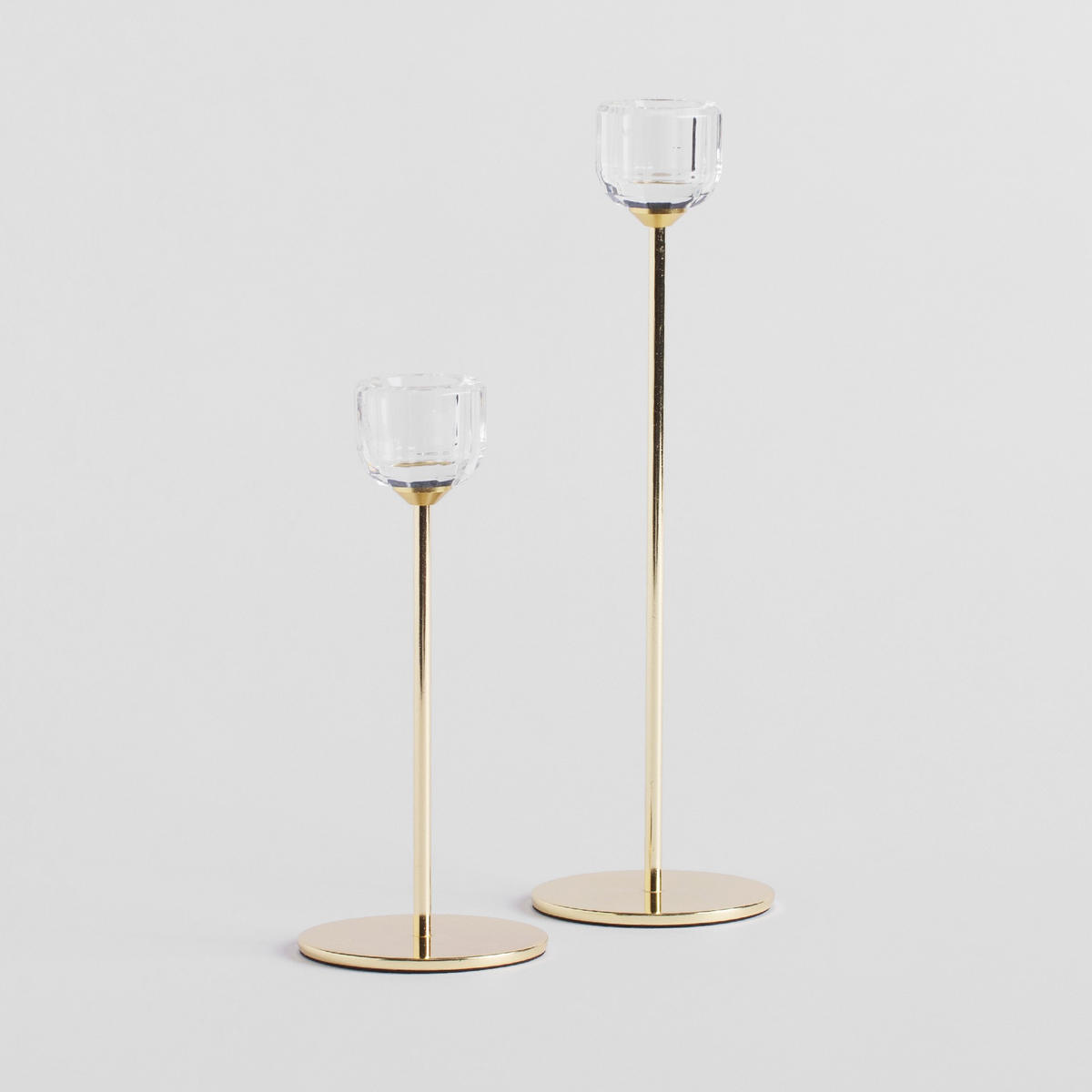 KERZENSTÄNDER Gravago - Goldfarben, Metall (7.5/18.6/7.5cm) - home&you