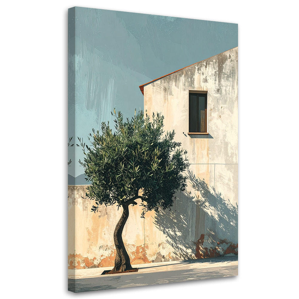 Feeby Leinwandbilder, Grau 80x120 cm