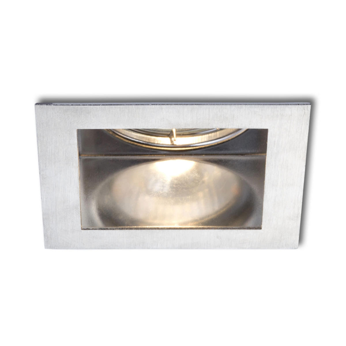 EINBAULEUCHTE MERIKO GU10 Edelstahl 50 W - Edelstahlfarben, Metall (9/9/12cm) - Rendl