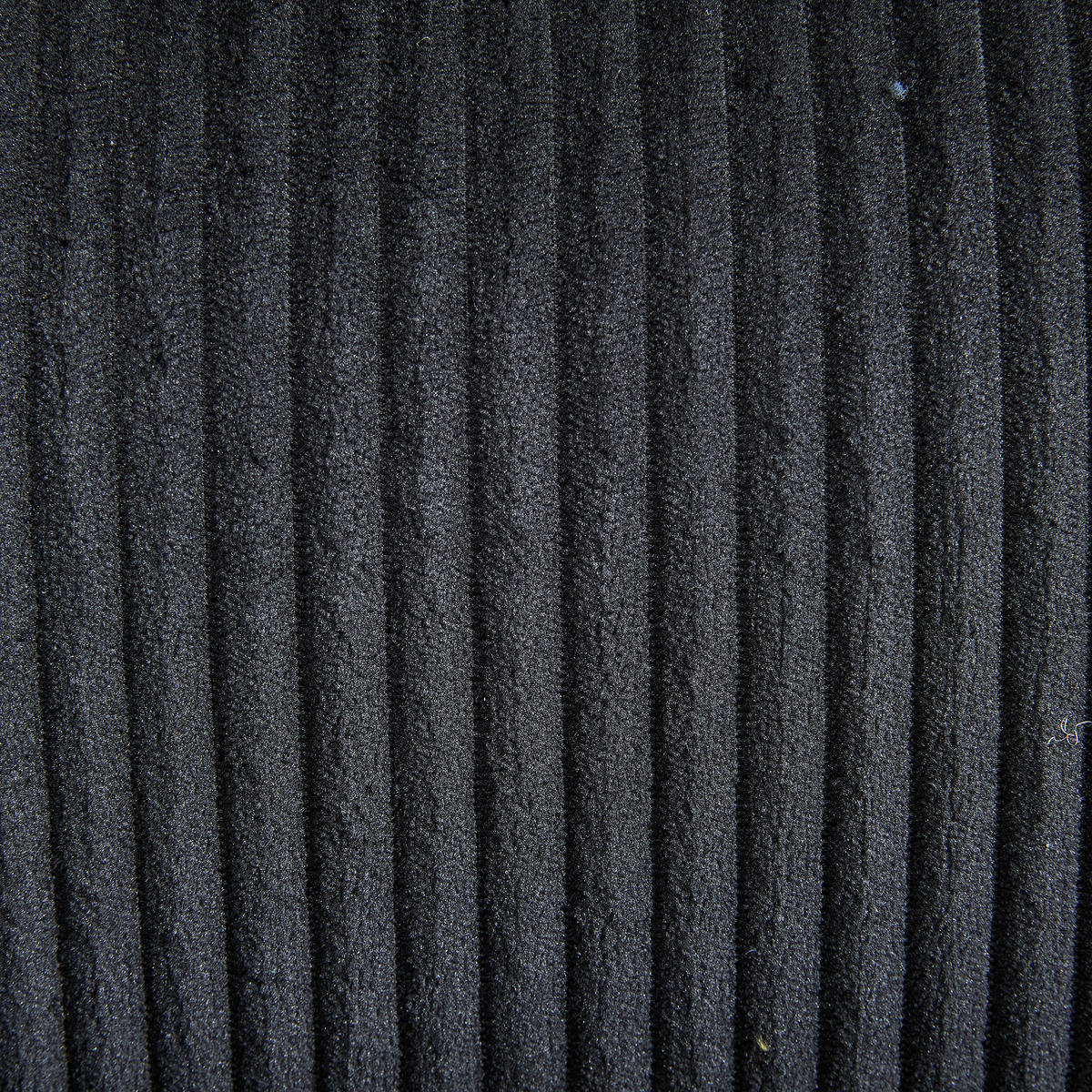 WOHNLANDSCHAFT Samt Schwarz mit LED und USB - Schwarz, Holzwerkstoff/Textil (265/88/135cm) - WISHDOR