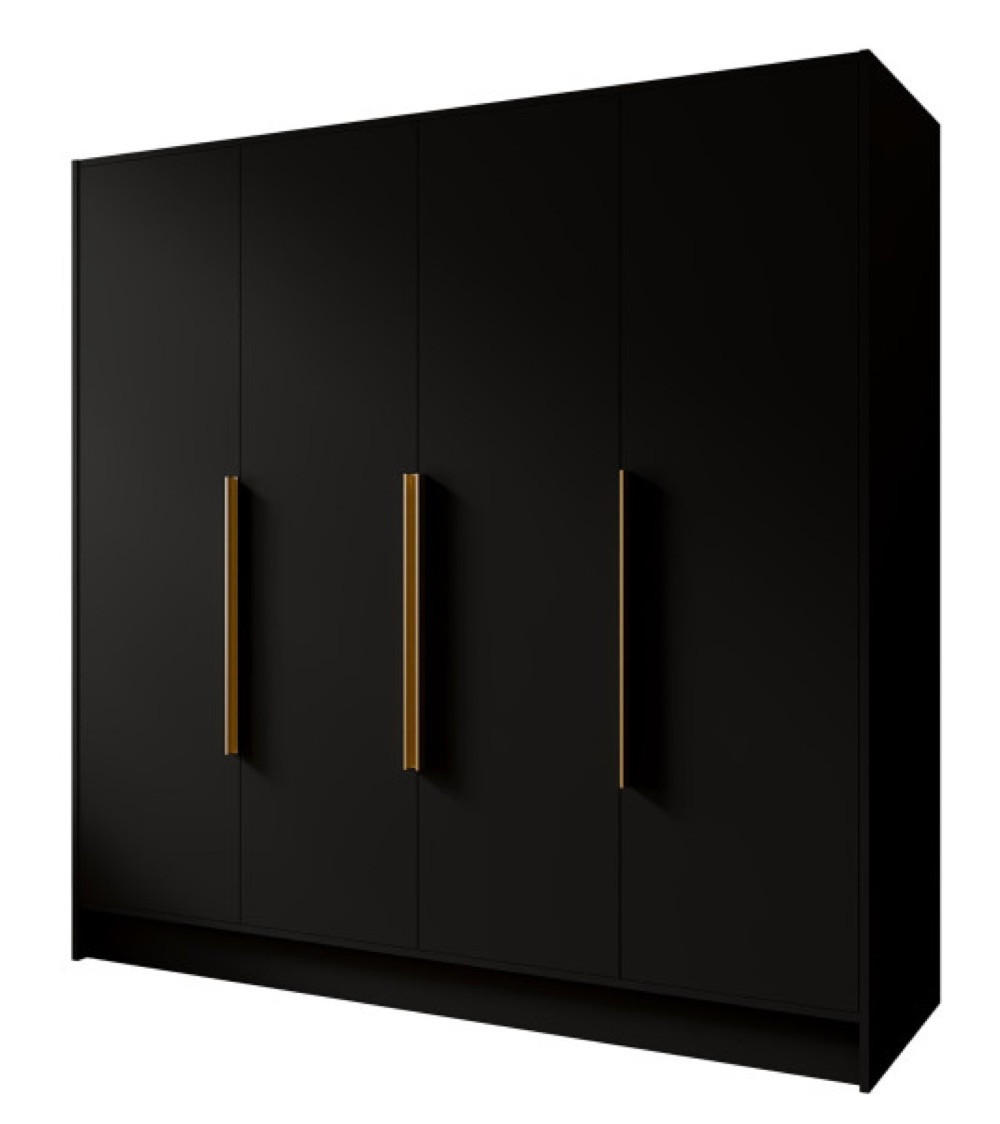Sepro Meble Schrank Schwarz 200x200x51 cm