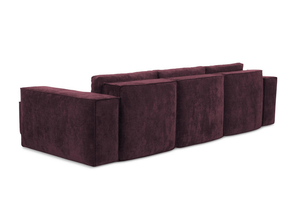SOFAELEMENT Samt Stoff Gelb - Currygelb/Schwarz, Holzwerkstoff/Kunststoff (75/77/90cm) - Makamii