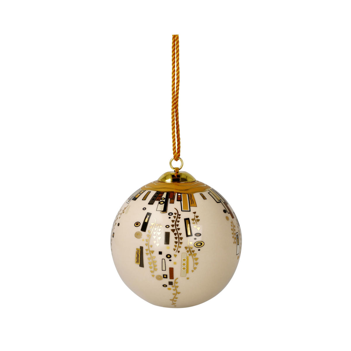 CHRISTBAUMKUGEL Gustav Klimt - Ornamente, Porzellan, Bunt, 7.5 cm - Multicolor, Keramik (7.5/7.5/7.5cm) - Goebel