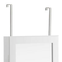 TÜRHAKEN FÜR SCHMUCKSCHRANK 2ER-SET - Silberfarben, Metall (2.2/1.2cm) - Hansiro