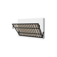 SCHRANKBETT Morphy Einbaubares 200x150 Horizontal - Weiß, Holz/Metall (200/150cm) - WallBedKing