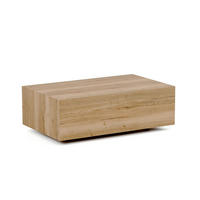 COUCHTISCH VOS - Hellbraun, Holzwerkstoff (90/55/28cm) - Meblini