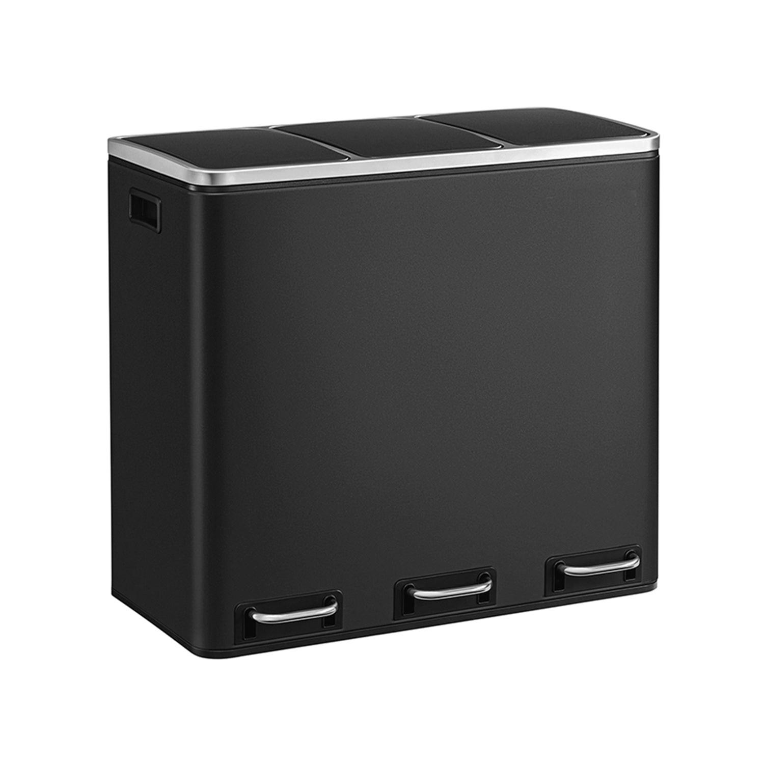 MÜLLEIMER St. John's - Schwarz, Metall (31.5/56/61.5cm) - Hansiro