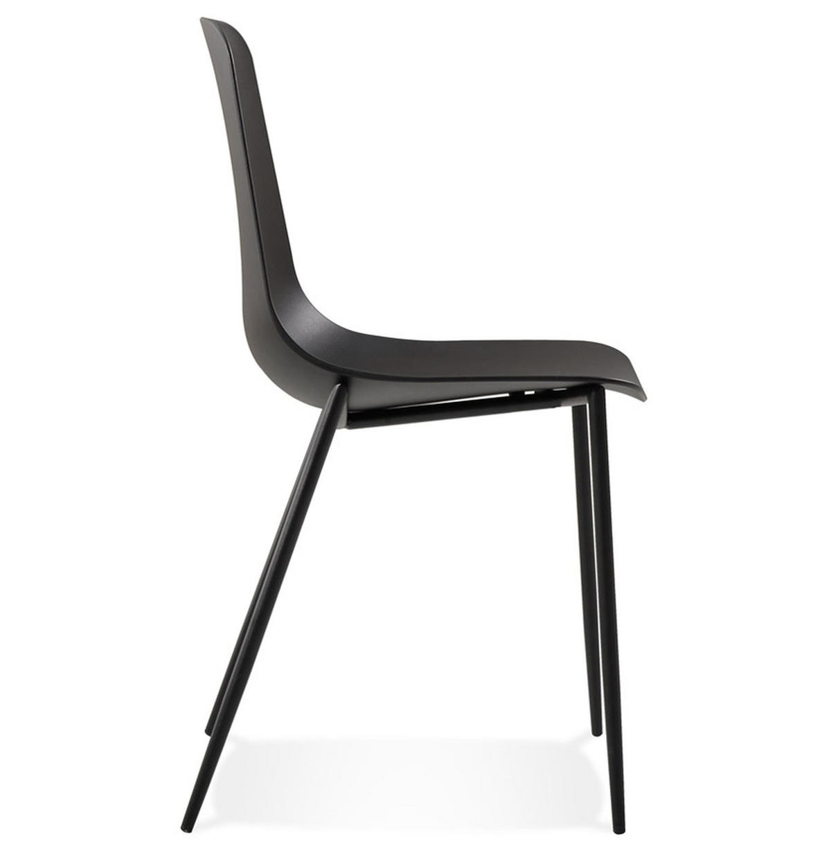 STUHL FELIZ schwarz - Schwarz, Kunststoff (48/88/48cm) - Légia Home