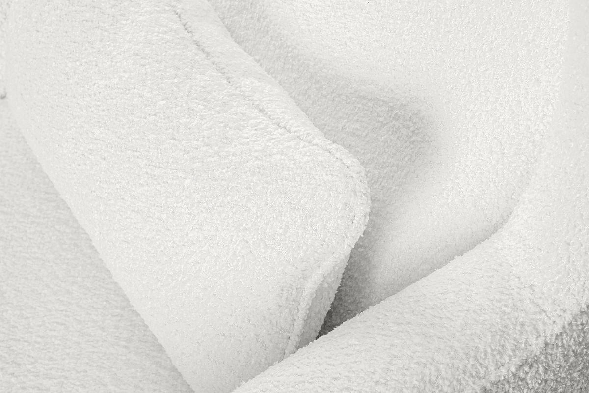 DOPPELSESSEL STRALIS Klassische Stil, weiß - Weiß, Textil (136/106/96cm) - KONSIMO®