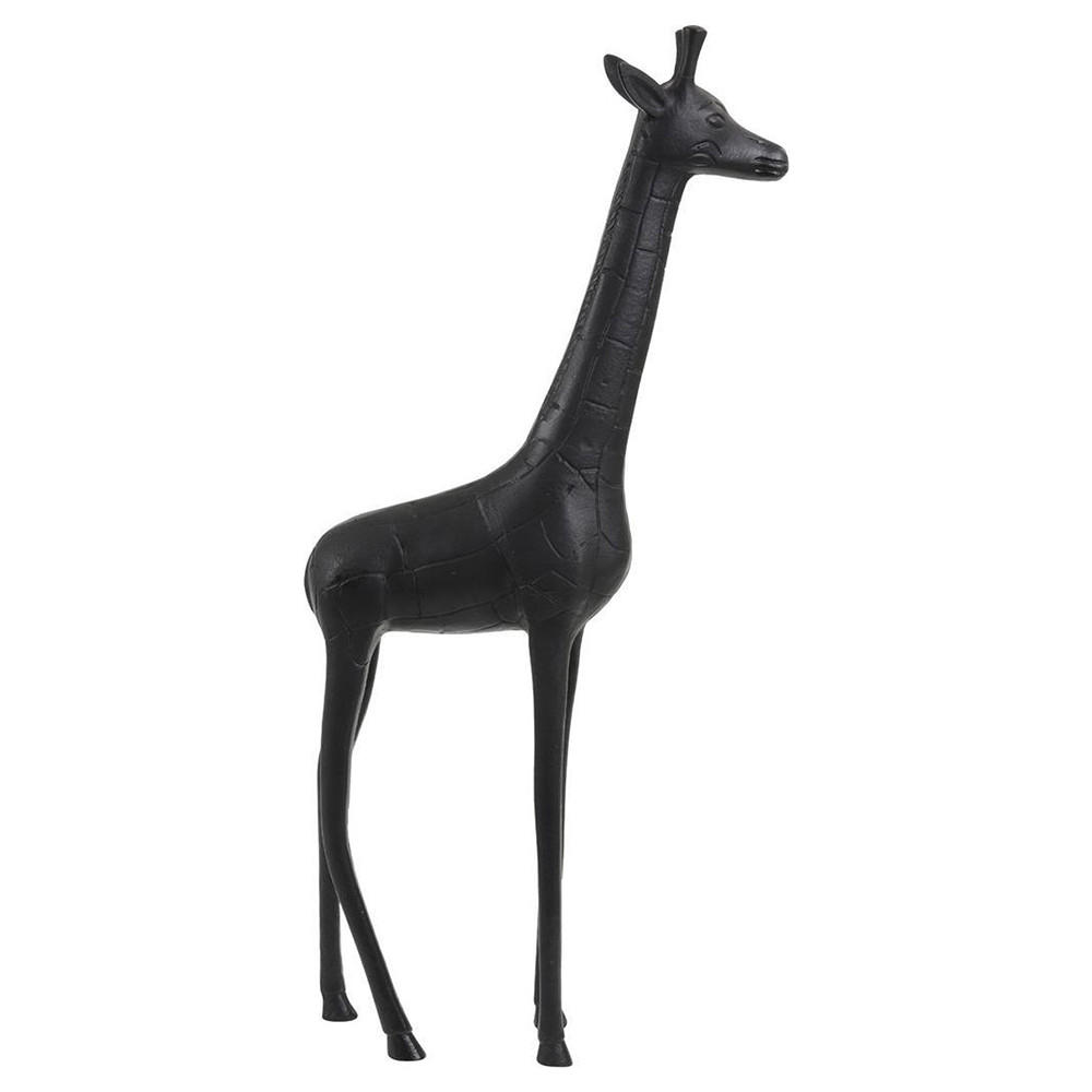 ORNAMENT GIRAFFE 18x7,5x37 cm, Metall, Schwarz - Schwarz, Metall (7.5/37/18cm) - Light & Living
