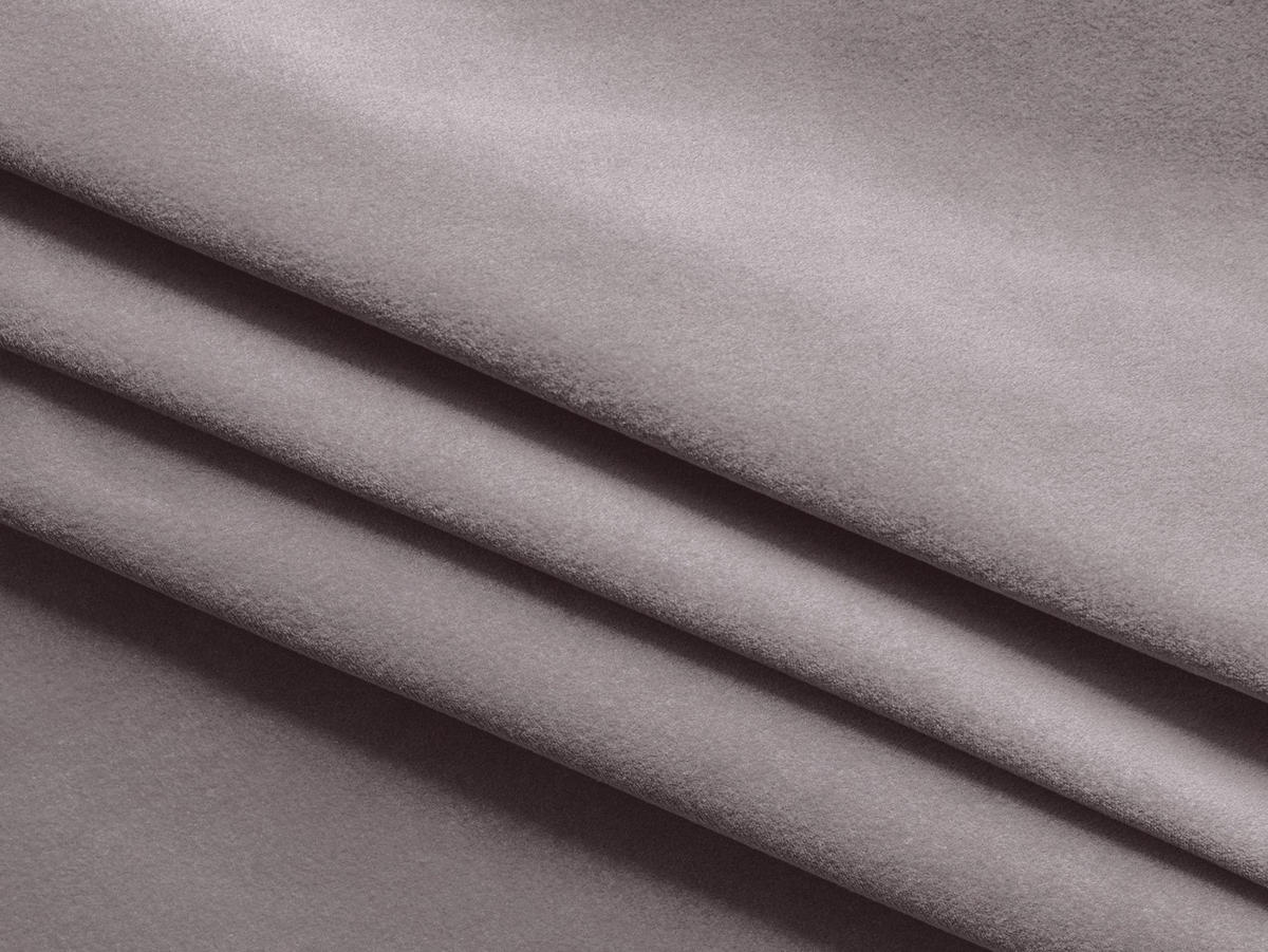 POUF Samt Stoff Violett - Lila/Flieder, Kunststoff/Textil (60/35/60cm) - Makamii