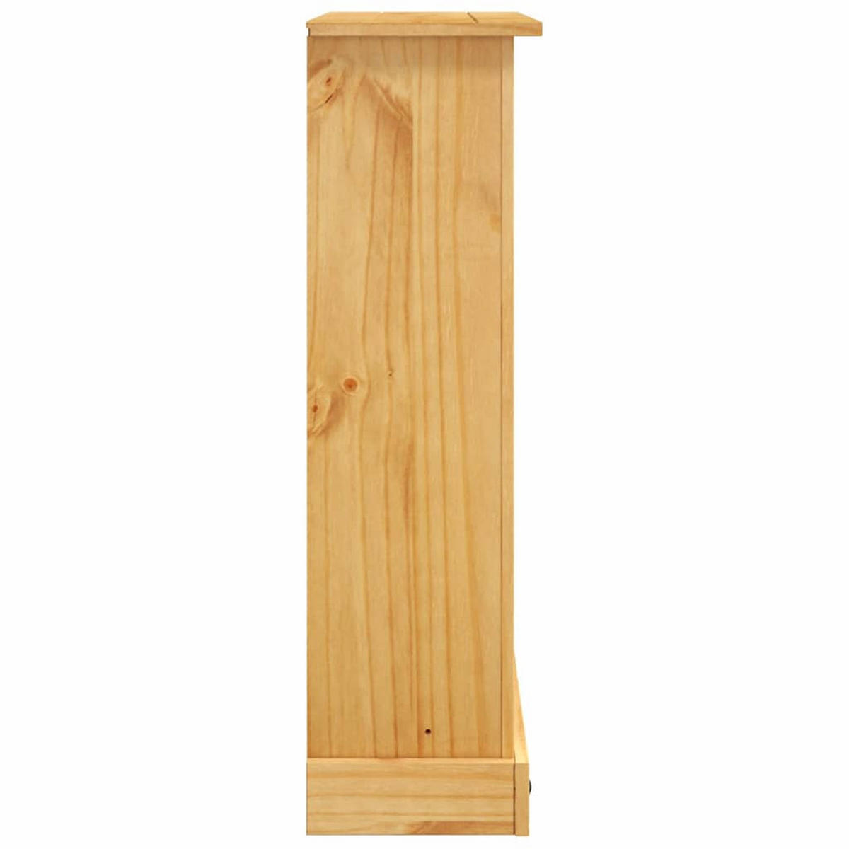 BÜCHERSCHRANK 3 Fächer Mexiko-Stil Kiefernholz 80/29/100 Cm - Braun, Holz (80/100/29cm) - vidaXL