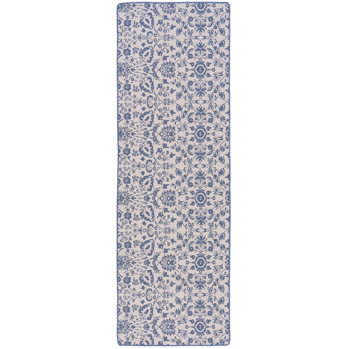 IN- UND OUTDOOR TEPPICH LÄUFER BEIDSEITIG NEWPORT - Creme, Textil (100/400cm) - Snapstyle
