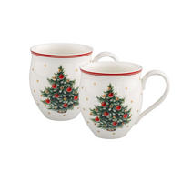 HENKELBECHER TANNENBAUM Toy's Delight bunt 390 ml 2er Set - Multicolor, Keramik (0.39L) - Villeroy & Boch
